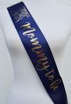 Amy's Bubbling Boutique Twinkle Little Star Baby Shower Mommy Banner Sash & Daddy to Be Pin Navy & Gold Gift Set from Amy's Bubbling Boutique
