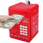 Cargooy Mini ATM Piggy Bank ATM Machine Best Gift for Kids,Electronic Code Piggy Bank Money Counter Safe Box Coin Bank for Boys Girls Password Lock Case (Christmas) by Cargooy by Dongguan senhui electronic technology Co.,Ltd