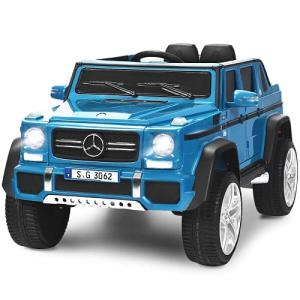 RIVALLYCOOL 12V Kids Ride on Car, Licensed Mercedes-Benz Maybach G650S, Battery Powered Toy w/Safety Locks, 2.4G Remote Control, LED Lights, Horn, Music, Truck, Electric Vehicle for Children (Navy) by RIVALLYCOOL