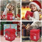 Cargooy Mini ATM Piggy Bank ATM Machine Best Gift for Kids,Electronic Code Piggy Bank Money Counter Safe Box Coin Bank for Boys Girls Password Lock Case (Christmas) by Cargooy by Dongguan senhui electronic technology Co.,Ltd