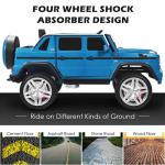 RIVALLYCOOL 12V Kids Ride on Car, Licensed Mercedes-Benz Maybach G650S, Battery Powered Toy w/Safety Locks, 2.4G Remote Control, LED Lights, Horn, Music, Truck, Electric Vehicle for Children (Navy) by RIVALLYCOOL