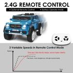 RIVALLYCOOL 12V Kids Ride on Car, Licensed Mercedes-Benz Maybach G650S, Battery Powered Toy w/Safety Locks, 2.4G Remote Control, LED Lights, Horn, Music, Truck, Electric Vehicle for Children (Navy) by RIVALLYCOOL