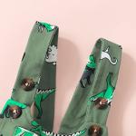 Kiluex Newborn Baby Boy Clothes Solid Shirt + Dinosaur Short Overalls with Suspender 2Pcs Outfits Setï¼A-Greenï¼3-6mï¼ by 