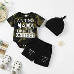 NZRVAWS 12 Month Boy Clothes Infant Boy Outfits Bodysuit Short Sets Baby Boy's Clothing Summer Outfit by 