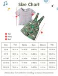 Kiluex Newborn Baby Boy Clothes Solid Shirt + Dinosaur Short Overalls with Suspender 2Pcs Outfits Setï¼A-Greenï¼3-6mï¼ by 