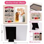 FaCraft First Mothers Day Picture Frames 4x6 Wood 1st Mother's Day Photo Frame for Mom from Baby First Mothers Day Gifts Frames for New Mom New Baby Mom to be Newborn New Parents Boy Girl Baby Nursery Decor by FaCraft