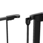 ABOIL 80" Baby Gate Extra Wide, Dog Gate Pet Gate for House Stairs Doorways Fireplace, Child Safety Gate, Auto Close, Hardware Mounted (Black) by ABOIL