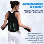 TLSO Thoracic Full Back Brace- Thoracic Lumbar Sacral Orthotic, Compression Fractures, Upper Spine Injuries,Pre or Post Surgery with Hard Lumbar Support for Men and Women (S/M) from HKJD