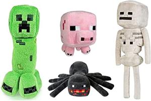 OVITTAC Creeper Plush, Piggy, Skeleton Shooter, Little Spider Plush Game Plush Stuffed Toys, Birthday Gifts for Kids and Fansâ¦ by OVITTAC