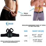 TLSO Thoracic Full Back Brace- Thoracic Lumbar Sacral Orthotic, Compression Fractures, Upper Spine Injuries,Pre or Post Surgery with Hard Lumbar Support for Men and Women (S/M) from HKJD