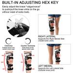 OneBrace OA Unloader Knee Brace - Osteoarthritis Unloader Adjustable ROM Hinged Stabilizing Knee Brace Preventive Protection & Relief from Knee Joint Pain Medial or Lateral Degeneration Right from OneBrace