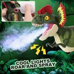 IQKidz RC Dinosaur Kids Toys Robot-Remote Control Electronic Realistic Walking Dino Gifts for Boy Girl Ages 3-5 4-8 and Up, 360Â° Rotate Interactive Toy with Light Roaring Spray & Touch Sensing from IQKidz