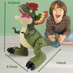 IQKidz RC Dinosaur Kids Toys Robot-Remote Control Electronic Realistic Walking Dino Gifts for Boy Girl Ages 3-5 4-8 and Up, 360Â° Rotate Interactive Toy with Light Roaring Spray & Touch Sensing from IQKidz