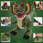 IQKidz RC Dinosaur Kids Toys Robot-Remote Control Electronic Realistic Walking Dino Gifts for Boy Girl Ages 3-5 4-8 and Up, 360Â° Rotate Interactive Toy with Light Roaring Spray & Touch Sensing from IQKidz