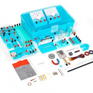 STEM Electricity and Magnetism Lab Starter Kit by DAILYLIFE, Physics Basic Circuit Learning Set for Age 8+, Electronics Laboratory Kits 20+ Experiments 65 Items,for Kids Child Students from DAILYLIFE