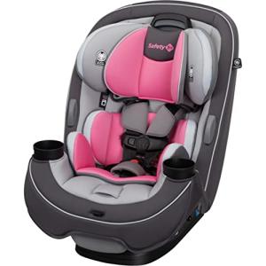 Safety 1st Grow and Go All-in-One Convertible Car Seat, Rear-facing 5-40 pounds, Forward-facing 22-65 pounds, and Belt-positioning booster 40-100 pounds, Carbon Rose by Dorel Juvenile Group-CA
