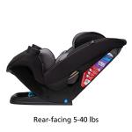 Safety 1st Grow and Go All-in-One Convertible Car Seat, Rear-facing 5-40 pounds, Forward-facing 22-65 pounds, and Belt-positioning booster 40-100 pounds, Carbon Rose by Dorel Juvenile Group-CA