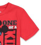 Disney Mickey Mouse Toddler Boys Short Sleeve T-Shirt and Mesh Shorts Set Red 4T by Bentex Group Inc.