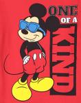 Disney Mickey Mouse Toddler Boys Short Sleeve T-Shirt and Mesh Shorts Set Red 4T by Bentex Group Inc.