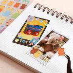 Cute Essential Kawaii Aesthetic Stationery Sticker Pack - 8 Sheets (200+ Stickers) - for Planners, journals, scrapbooks, Gifts, Kpop photocards, polcos, Removable, Birthday Cake, Party, Rainbow by dalgaru