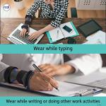 RCAI Wrist Brace for Carpal Tunnel Relief, Arthritis, Tendonitis, & Sprains | Lightweight, Adjustable, Moisture-wicking |for Men & Women | Medical Grade & Made in USA (Right, Large) from RCAI