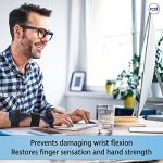 RCAI Wrist Brace for Carpal Tunnel Relief, Arthritis, Tendonitis, & Sprains | Lightweight, Adjustable, Moisture-wicking |for Men & Women | Medical Grade & Made in USA (Right, Large) from RCAI