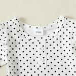 YALLET Baby Girl Clothes Newborn Infant Girl Outfits Short Sleeve Romper+Suspender Pants+Headband 3 6 12 18 Months Clothing from 