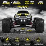 LAEGENDARY Fast RC Cars for Adults and Kids - 4x4, Off-Road Remote Control Car - Battery-Powered, Hobby Grade, Waterproof Monster RC Truck - Toys and Gifts for Boys, Girls and Teens Black - Yellow from LAEGENDARY