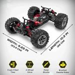 LAEGENDARY Fast RC Cars for Adults and Kids - 4x4, Off-Road Remote Control Car - Battery-Powered, Hobby Grade, Waterproof Monster RC Truck - Toys and Gifts for Boys, Girls and Teens Black - Yellow from LAEGENDARY