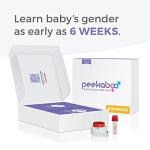 Peekaboo Click Express DNA Test Kit, Early Gender Detection, Same Day Results, Test as Early as 6 Weeks Pregnant, Over 99% Accurate* by DDC