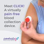 Peekaboo Click Express DNA Test Kit, Early Gender Detection, Same Day Results, Test as Early as 6 Weeks Pregnant, Over 99% Accurate* by DDC