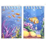 48 Count Ocean Sea Life Mini Notepads Underwater World Creatures Turtle Dolphin Fish Animal Themed Memo Spiral Notebooks for Kids Classroom Rewards Prize Bag Birthday Baby Shower Party Favor Supplies from Gift Boutique