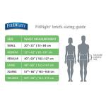 FitRight OptiFit Extra Adult Briefs, Incontinence Diapers with Tabs, Moderate Absorbency, 2XL, 60 to 70", 20 Count (Pack of 4) from Medline