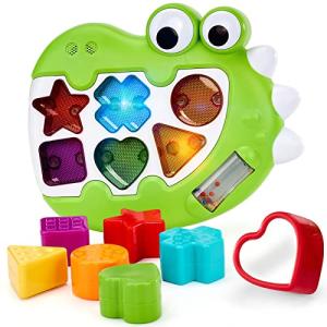 Baby Toys 12-18 Months - Light up Shape Sorter Musical Toys for Toddlers 1-3 - Montessori Toys for 1 Year Old Boy Gifts - Toddler Learning Toys Ages 1-2 - One Year Old Boy Birthday Gift 1st Girl Gifts by SHANGTOU RUNJIA TOYS CO.,LTD