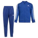 adidas Boys' Little Tricot Jacket & Pant Clothing Set, Team Royal Stripe Blue, Medium from adidas