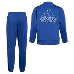 adidas Boys' Little Tricot Jacket & Pant Clothing Set, Team Royal Stripe Blue, Medium from adidas