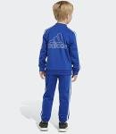adidas Boys' Little Tricot Jacket & Pant Clothing Set, Team Royal Stripe Blue, Medium from adidas
