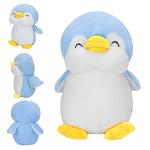 Plushies Penguin Stuffed Animal Toys,Fat Penguin Plush Doll Boy Girl Girlfriend Valentine's Day Gift Cute Pillow (Blue,9.8in) by Seeneey