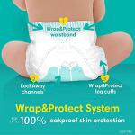 Pampers Baby Diapers and Wipes Starter Kit, Swaddlers Disposable Baby Diapers Sizes 1 (198 Count) & (186 Count) with Sensitive Water Based Baby Wipes 12X Multi Pack Pop-Top and Refill (1008 Count) from 