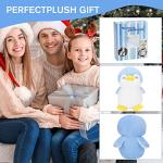 Plushies Penguin Stuffed Animal Toys,Fat Penguin Plush Doll Boy Girl Girlfriend Valentine's Day Gift Cute Pillow (Blue,9.8in) by Seeneey