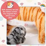 Nurturing Cat Stuffed Animal with Plush Kittens, Cat Baby Stuffed Animals for Girls and Boys Plushy Kitty Mommy Cat with 4 Baby Cats for Birthday Party Favors Gifts (Cute Style) from Skylety