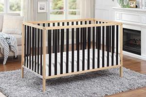 Baby Cache Deux Remi Island 3-in-1 Convertible Crib (Do Re Me) Natural & Black by Suite Bebe