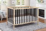Baby Cache Deux Remi Island 3-in-1 Convertible Crib (Do Re Me) Natural & Black by Suite Bebe