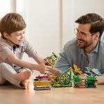 794PCS Hummingbird Birds Flowers Building Blocks , Up Flying House , Water Wheel and BBQ Fish Toy Brick ,Hand Crank Rotating Model Creative Set , Birthday Xmas Gifts for Kids Boys Girls Ages 6+ by EP EXERCISE N PLAY