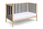 Baby Cache Deux Remi Island 3-in-1 Convertible Crib (Do Re Me) Natural & Black by Suite Bebe
