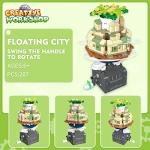 794PCS Hummingbird Birds Flowers Building Blocks , Up Flying House , Water Wheel and BBQ Fish Toy Brick ,Hand Crank Rotating Model Creative Set , Birthday Xmas Gifts for Kids Boys Girls Ages 6+ by EP EXERCISE N PLAY