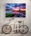 2 Pack 1000 Pieces Sunset Lighthouse & Purple Lightning Puzzle, Talacre Lighthouse UK & Landscapes of Thunder Storm, Jigsaw Puzzles for Adults 1000 Pieces and Up, Beach Puzzle Gifts for Women & Mom from RECHIATO