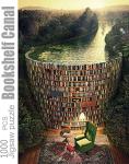 1000 Pieces for Bookshelf Canal Puzzle, Book Library Jigsaw Puzzles for Adults 1000 Pieces and Up, Puzzles Gift for Women & Mom & Family & Friends by RECHIATO