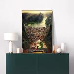 1000 Pieces for Bookshelf Canal Puzzle, Book Library Jigsaw Puzzles for Adults 1000 Pieces and Up, Puzzles Gift for Women & Mom & Family & Friends by RECHIATO