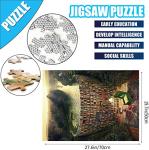1000 Pieces for Bookshelf Canal Puzzle, Book Library Jigsaw Puzzles for Adults 1000 Pieces and Up, Puzzles Gift for Women & Mom & Family & Friends by RECHIATO